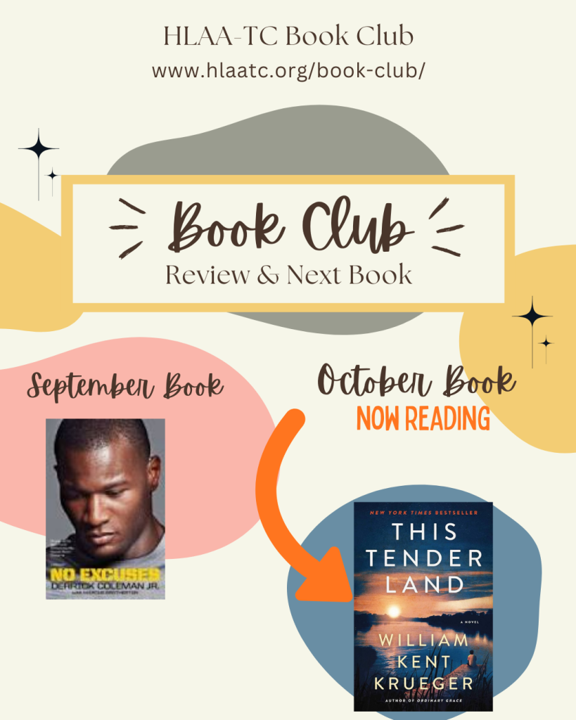 Image of No Excuses Book Cover and This Tender Land Book Cover